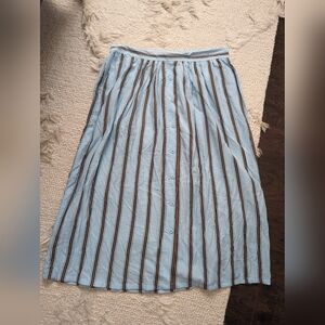Ichi Striped Skirt